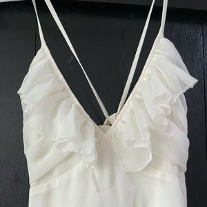 Lulu’s white mesh fairy dress